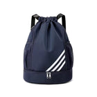 Drawstring Basketball Bag Backpack With Shoes Compartment