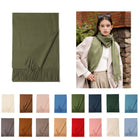 Solid Color Wool Scarf