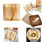 10" Square Palm Leaf Disposable Plates