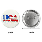 Iron Round Badge With Frosted Base