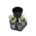 Hexagonal Fair Shot Wine Dispenser Set