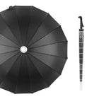 16-Rib Long-Handle Automatic Umbrella With Waterproof Case