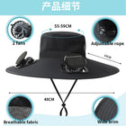 Solar Powered Fan Hat Fishing Hats