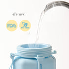 Collapsible Silicone Sports Water Bottle