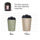 12 oz Stainless Steel Coffee Travel Mug with Lid