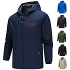 Unisex Outdoor Casual Lightweight Hooded Windbreaker Jacket
