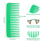 Plastic Hair Detangling Wide-Toothed Comb