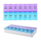 AM PM Weekly Pill Organizer 2 Times A Day
