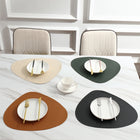 Triangle-Shaped Leather Desk Mat