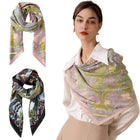 Full Color Custom 35" Silk Feeling Bandanas for Women Girls
