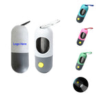 Portable Dog Poop Waste Bag Dispenser With Flashlight
