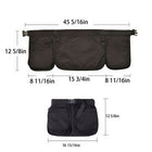 Outdoor Multi-functional Multi-pocket Zippered Waist Bag