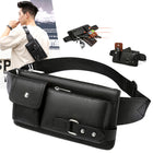 Waterproof Pu Crossbody Waist Bag: Durable & Hands-Free