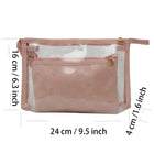 Portable Waterproof Transparent Toiletry Travel Bag
