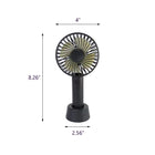 Usb Rechargeable Handheld Fan With Base