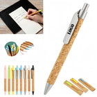 Eco Friendly Paper Tube Cork Gel Pen