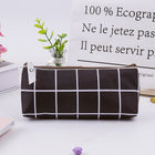 Plaid Striped Stationery Bag