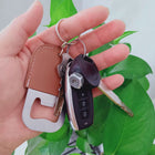 Stainless Steel Flat Bottle Opener Keychain