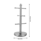 Stainless Steel Countertop Mug Tree With 6 Hooks