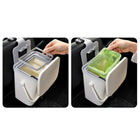 Car Trash Can with Lid and Car Seat Headrest Hook