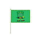 St. Patrick's Day Wooden Hand Waving Flag