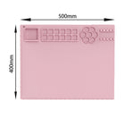 Silicone Painting Art Craft Mat With Raised Edges