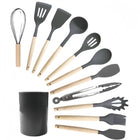 12 Piece Non-Stick Silicone Spatula Cookware Set
