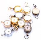 Zinc Alloy Carabiner Badge Reel