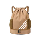 Drawstring Basketball Bag Backpack With Shoes Compartment