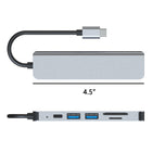 Comprehensive 6 In 1 Usb C Multiport Adapter Hub
