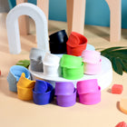 Rainbow Silicone Slap Bracelets