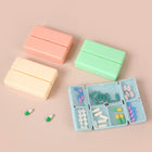 Magnetic Flip-Top Sealed 7-Compartment Pill Box