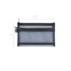 Double-Layer Mesh Zipper Stationery Bag