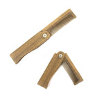 Folding Wooden Beard Comb
