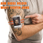 Reflective Armband Card Holder with Adjustable Elastic Strap