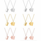 Personalized Envelope Locket Necklace