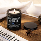 Matte Black Glass Candle Jar with Lid - 250ml