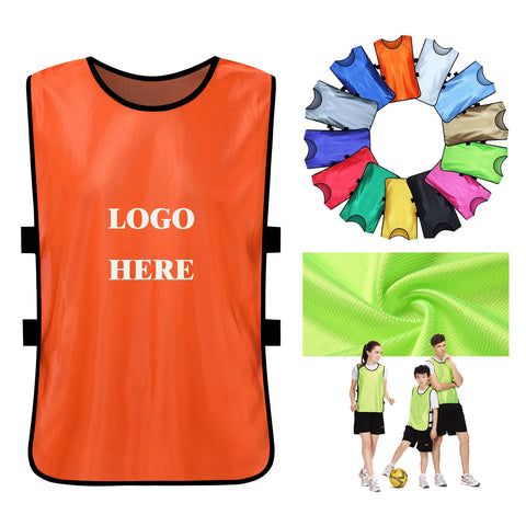 Adult & Kids' Polyester Training Pinnie With Elastic Straps