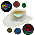 Led Wireless Fluorescent Illusion Cowboy Hat