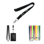 Nylon Lanyard With Buckle For Card Holder