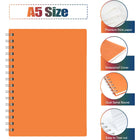 Spiral Notebook With Hardcover Plastic Waterproof A5