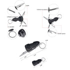 6 In 1 Multi-Purpose Tool Knife Keychain