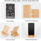 Detachable Phone Stand Made With Genuine Bamboo