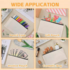 Travel Canvas Makeup Pouches With Zipper
