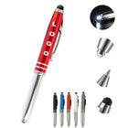 Multi-Functional Touchscreen Metal LED Light Stylus Pen