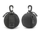 Portable Small Tactical Round Wallet Coin Purse W/ Carabiner