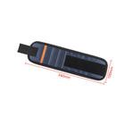 3-Row Magnetic Tool Wristband W/ 9 Strong Magnets & Pocket