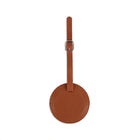 Round Shaped Pu Leather Luggage Tag