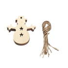 Wooden Christmas Tree Cutout Ornament