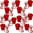 Festive Libations Party Beaded Necklace Glass